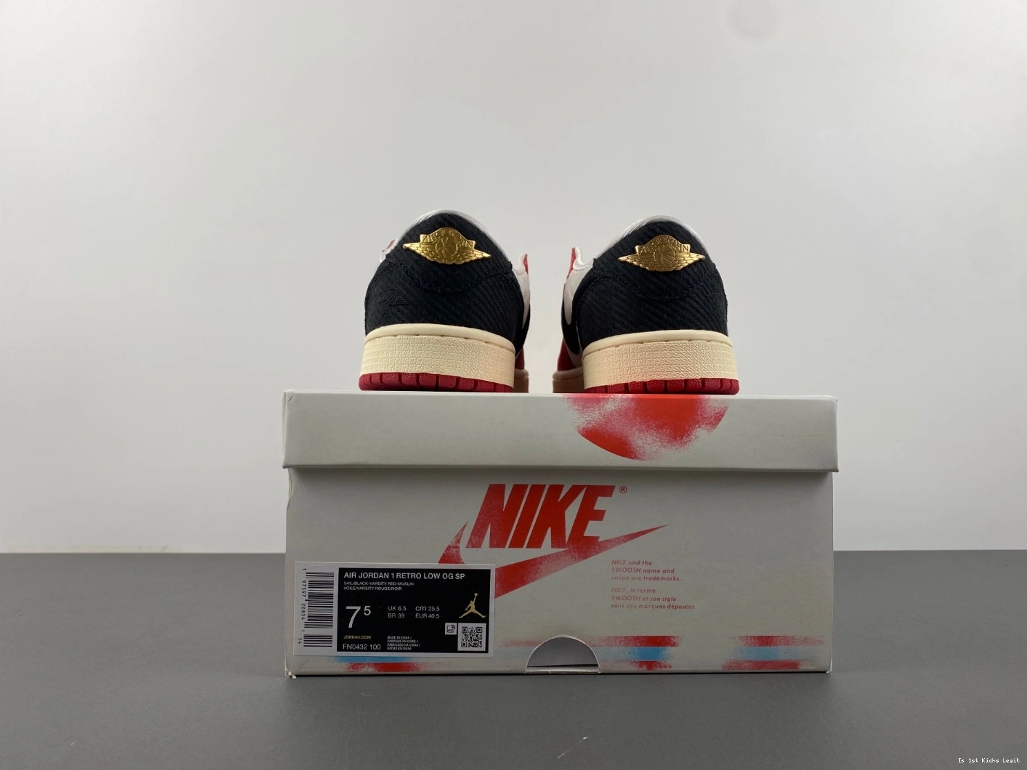 OG 1 Air Jordan Low Trophy Room FN0432-100 0413